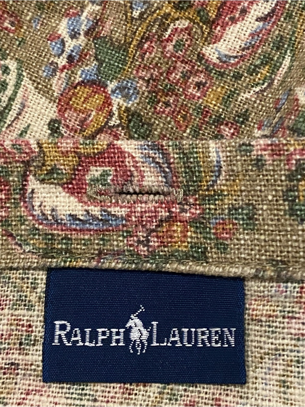 Rare Vintage Ralph Lauren Hearthside King Size Duvet Cover/2 Shams Gorgeous EUC